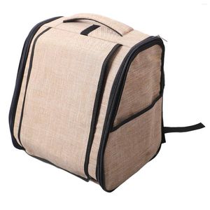 Dog Carrier Pet Carrying Backpack Breathable Large Capacity Side Pocket Portable Cat Bag Zipper Closure For Small Dogs Outdoor