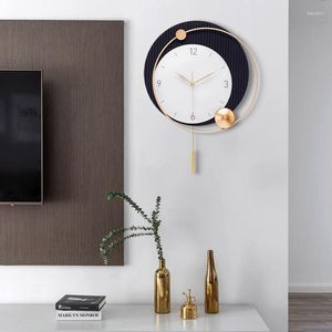Wall Clocks Classic Time Clock Elegant Silent Electronic Modern Bedrooms Digital Luxury Aesthetic Arte De Pared Decoration