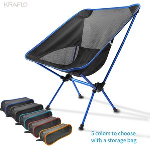 Çıkarılabilir Taşınabilir Katlanır Moon Sandalye Ultralight Seyahat Yürüyüş Piknik Koltuk Araçları Açık Plaj Balıkçılık Kamp Sandalyeleri