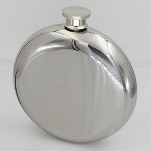 Hip Flasks 30 Sets Round Stainless Steel Pocket Flask With Build-in Cup 5oz Mirror Polished Bottles Free Funnel