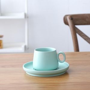 Kaffeekannen, Porzellan, Tee, matte Keramik, Untertassen, Tasse, hervorragende Qualität, perfekt zum Genießen und Genießen