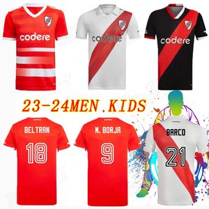 23 24 RIVER PLATE Home Soccer Jerseys TERCEIRO PRETO 120º Aniversário Camiseta PEREZ ROMERO DE LA CRUZ 2023 2024 AWAY Camisa conceito de futebol M.SUAREZ J.ALVAREZ