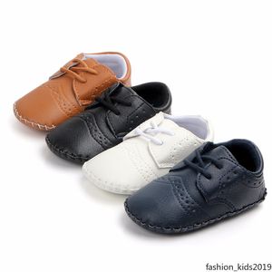 Baby Shoes Boy Girl Solid Sneaker Soft Anti-Slip Sole Noworodki Pierwsze spacerowiczów