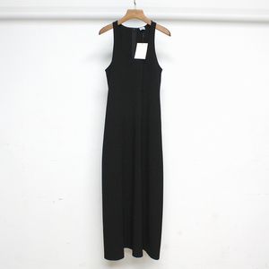 toteme Straight-Leg Dress Round Neck Sleeveless Tank Long Dress for Ladies