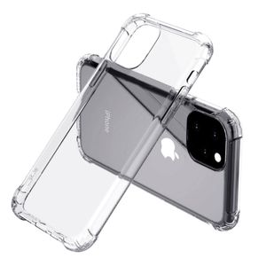 Slim Transparent Clear Soft Phone Case för iPhone 14 Pro Max 13 12 11 XR X 8 7 Plus stötsäker TPU Flexibel Back Funda Conque