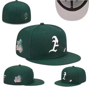 Novo 2024 chapéu Mens Beisebol Chapéus Clássico Cor Preta Hip Hop Chicago Sport Full Closed Design Caps boné de beisebol Chapeau Stitch Heart Hustle Flowers New Era Cap