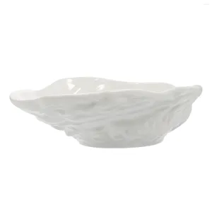 Servis uppsättningar Oyster Bowl Home Scallop Kitchen Tool Bone China Fruit Platter Western Server