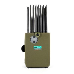 Military quality up Portable Handheld 24 Antennas Channel Ers Mobile Phone 2G 3G 4G 5G WIFI Signal Jam Brouilleur De Signaux Bloccante GPS jam