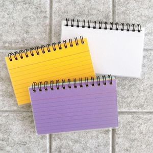 Coil Book Horizontal Line Notebook Tearable Weekly Plan Mini Libretas Stationery