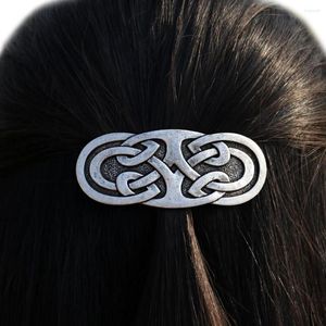 Grampos de cabelo Irish Barrette Celtics Knots Grande clipe francês 1,9 onças F-18