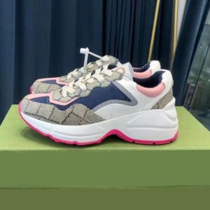 2023Hot Designer Shoes Shoide Shoes Shoes Fashion Shoes Nature Beige Men's Sneakers Retro Print Women Size 35-45