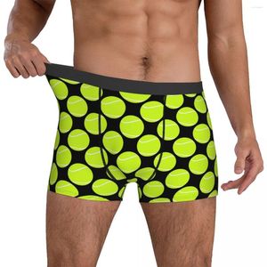 Underpants bola de tênis roupa interior jogador bolsa trenky boxer shorts sublimação breve respirável homens plus size 2xl