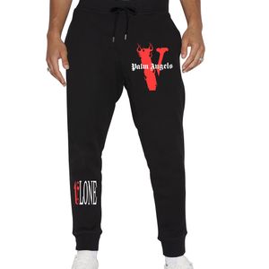 Vlone New Baggy Pants Men and Women's Classic Dasual Fashion Trend Plush Sanitary Sanitary Pants Simple Cotton Discal