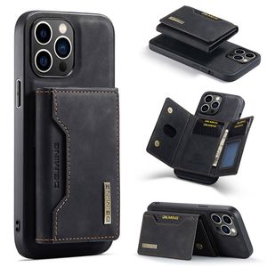 DG MING 2In1 Detachable Magnetic Leather Case iphone 15 14 13 12 11Pro Max Wallet Cover Card Holder phone case