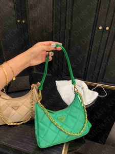 1:1 saco de náilon com padrão de diamante espelho qualidade luxo moda feminina bolsa de ombro com zíper abertura crossbody designer saco