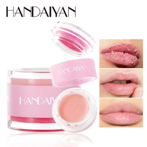 2 in 1 Peeling Protect Lip Scrub Feuchtigkeitsspendender Lippenbalsam Lippenpflege Anti-Aging Pink Full Lip Lightening Cream Entfernen Sie abgestorbene Hautgel