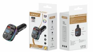 Auto-FM-Transmitter, kabelloser Sender, PD-Schnellladestecker, U-Disk, Telefonradio, Freisprecheinrichtung mit Box, C4, C8, C10 PRO mit Fernbedienung