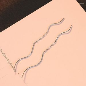 Ohrstecker 2023 925 Sterling Silber Fransenkette Ohrring für Frauen Modeschmuck Geschenk Großhandel