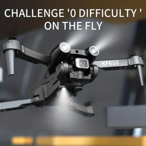 KF610 RC DRONE HD Professionell kamera Optiskt flödeslokalisering Hinder Undvikande bana Flight Quadcopter Toy för vuxna och barn