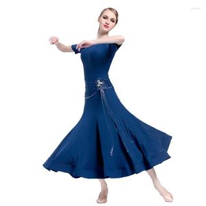 Bühnenkleidung M-1715 Moderner Tanz-Übungsanzug für Erwachsene, Ballsaal-Tanzkleid, individuelles Walzer-Tango zum Verkauf