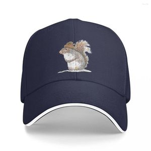 Ball Caps Squirrel With An Acorn Hat Cap Baseball Anime Women Men's