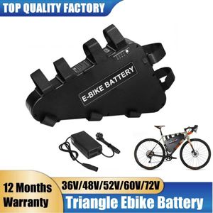 Samsung Panasonic EBike Akku Dreieck 72V 60V 52V 48V 36V 19,2Ah 24Ah 28,8Ah 38,4Ah Elektrofahrrad Akku 250W-1500W