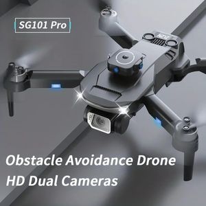 Drone de câmera dupla HD, prevenção de obstáculos, posicionamento de fluxo óptico, modo sem cabeça, decolagem/pouso com uma tecla, transmissão de imagem 5G, fotografia por gestos, voo de waypoint