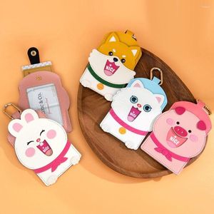 Card Holders Cartoon Animal Holder ID Protection Cover Bank Protective Case Luggage Key Travel Anti-lost