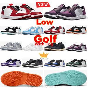 1 UNC Golf Mule Bred Low Phantom Volt Running Shoes 1S Royal Toe Midnight Navy Triple White Copa Wolf Grey Noble Green Purple Smoke Cool Grey Gamma Blue High Trainers