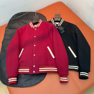 Chaqueta de diseñador de marca de gama alta, material de mezcla de lana de alta calidad, Chaqueta corta de moda, chaqueta cruzada informal de lujo para hombre