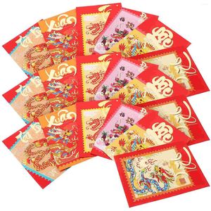 Geschenkpapier, 30 Stück, Geld, chinesischer roter Umschlag, 2024, Glücksbeutel, Jahrespakete, Umschläge, Drachenmuster, niedliches Papier, dekorativ