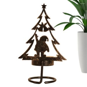 Portabandine porta da tavolo arredamento centrotavola per albero di Natale con tè luce romantica di tealight stand per la casa di nozze