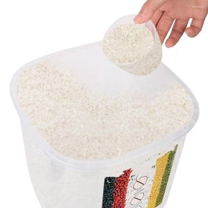 Garrafas de armazenamento I Nsect-Proof Moisture-Proof Selado Pet Dog Food Rice Jar Store Cozinha Cereais Bucket Box - Saudável para seu amor