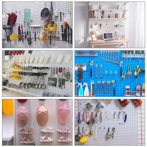 Haczyki Peg Board Hook Hook Shelving Pegboard Wieszona użytecznością żelazną garaż kołki narzędzia domowe