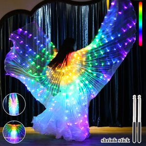 Altri articoli per feste a LED Farfalla a LED con ali luminose Danza Illuminazione colorata Mantello Costumi per spettacoli con festival telescopico Carnevale Decor Prop 230901