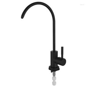 Kitchen Faucets Black Clean Faucet 304 Stainless Steel Sink Single Cold Tap Household Direct Drinking