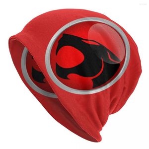 Beralar Komik Thundercats Sculies Beanies Caps Street Giyim Kış Sıcak Erkekler Kadınlar Örgü Şapka Unisex Yetişkin Cheetara Tygra Bonnet Şapkalar