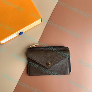 5A جودة عالية الجودة مصممة أزياء مفاتيح بطاقات المفاتيح حامل أطراف الترفيه Mini Zippy Wallet Dermis Charm Key Pouch Letter Printing Prest