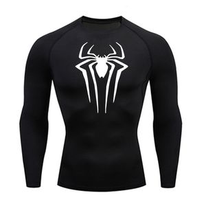 Мужские футболки Sun Speration Sports Second Skin Flunt For-Shirt Men's Fitness Rashgarda MMA с длинными рубашками сжима