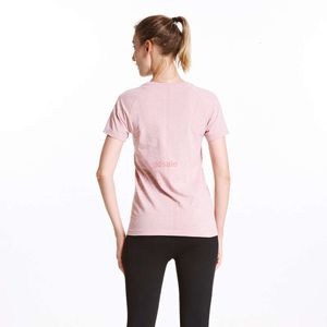 Fashion temperament designer clothing T-shirt Gym women's sports shirt Quick Dry run Yoga T-shirt sleeves Fitness clothes