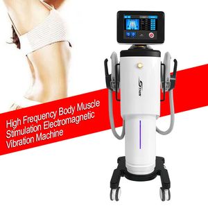 Hot Sales EMS Sculpting Machine 2 handles Ems Body Shock Massage Buttock Lifting EMS Sculpt Fat Burning abs Electromagnetic Muscle