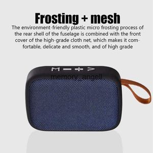 Portable Speakers Portable Mini Speaker Outdoor USB Wireless Sound Box Support BT TF Card FM Radio Speakers Voice Broadcast Universal Mobile Phone HKD230904