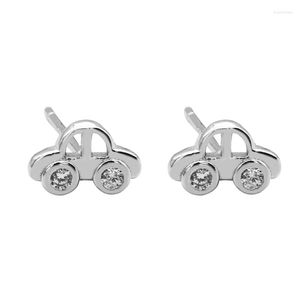 Ohrstecker S925 STERLING SILBER MINI Niedliches Auto Persönlichkeit Temperament Weiblicher Schmuck