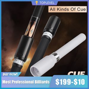 Biljardtillbehör Cue Extension Extender för pool cue eller snooker cue svart vit hållbar icke -slip universal förlängning biljard tillbehör 230901