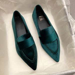 Slipper Flats Ballet Dance Pointed Toe Sandals Shoes 2023 Spring Designer Loafers Suede Casual Sport Walking Zapatillas 230901