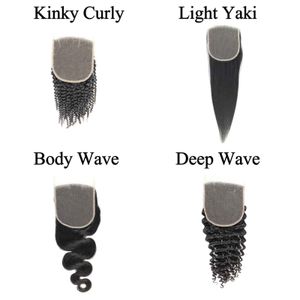 Perucas de renda 4.5x4.5 HD Lace Encerramento Kinky Light Corpo Água Profunda Solta Curly Striaght Pré-arrancada Rainha Weave Beleza 230901