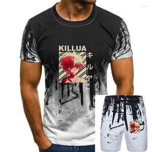 Tute da uomo Vintage X Maglietta a maniche corte in cotone Tee Uomo Estate Killua Zoldyck T-shirt Anime Manga Japan Hunters Hxh T Shirt