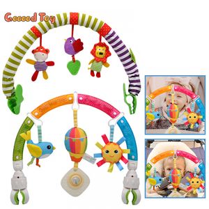 Rattles Mobiles Baby Toy Toddler Cribs Cradles Hanging Bell Stuff Born barnvagn Spela bäddleksaker för barn från 12 månader 230901