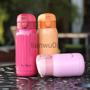 Cups Dishes Utensils 200ml360ml Cute Candy Mini Thermos Cup Kids Cartoon Water Bottle Stainless Steel Thermal Coffee Mug Vacuum Flask Insulated x0904