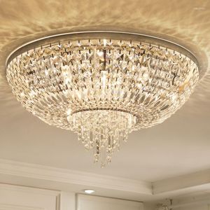 Ceiling Lights Crystal Lamp Light Round Interior Lighting Modern Romantic Luxury Bedroom Living Room Home Design Decor